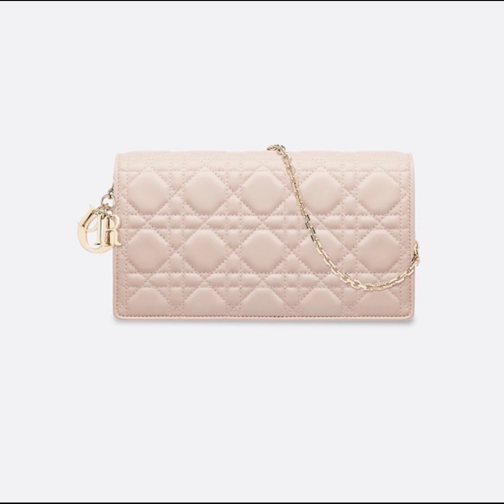 Lady Dior wallet on chain - Picture 3 of 12